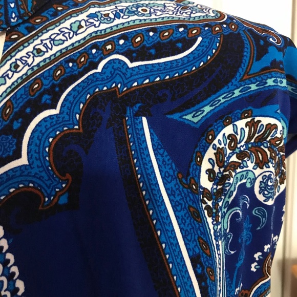 I-N-C Enchanted Paisley Top NEW WITH TAGS - Picture 3 of 7